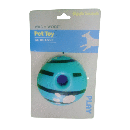 PELOTA PLASTICO CON SONIDO GRACIOSO
