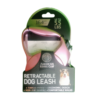 PASEADOR RETRACTIL ROSADO